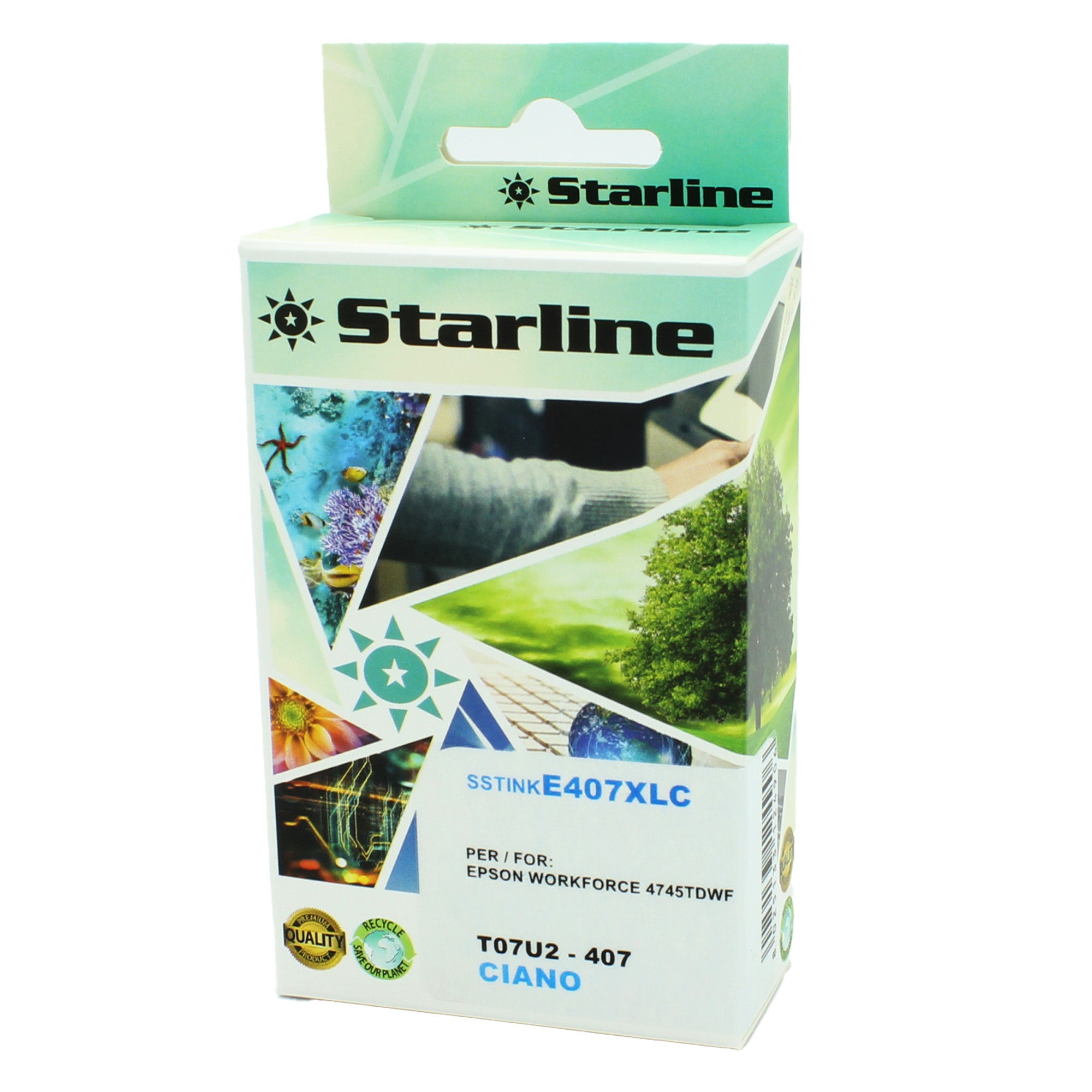 starline-cartuccia-ink-compatbile-ciano-epson-407-26ml