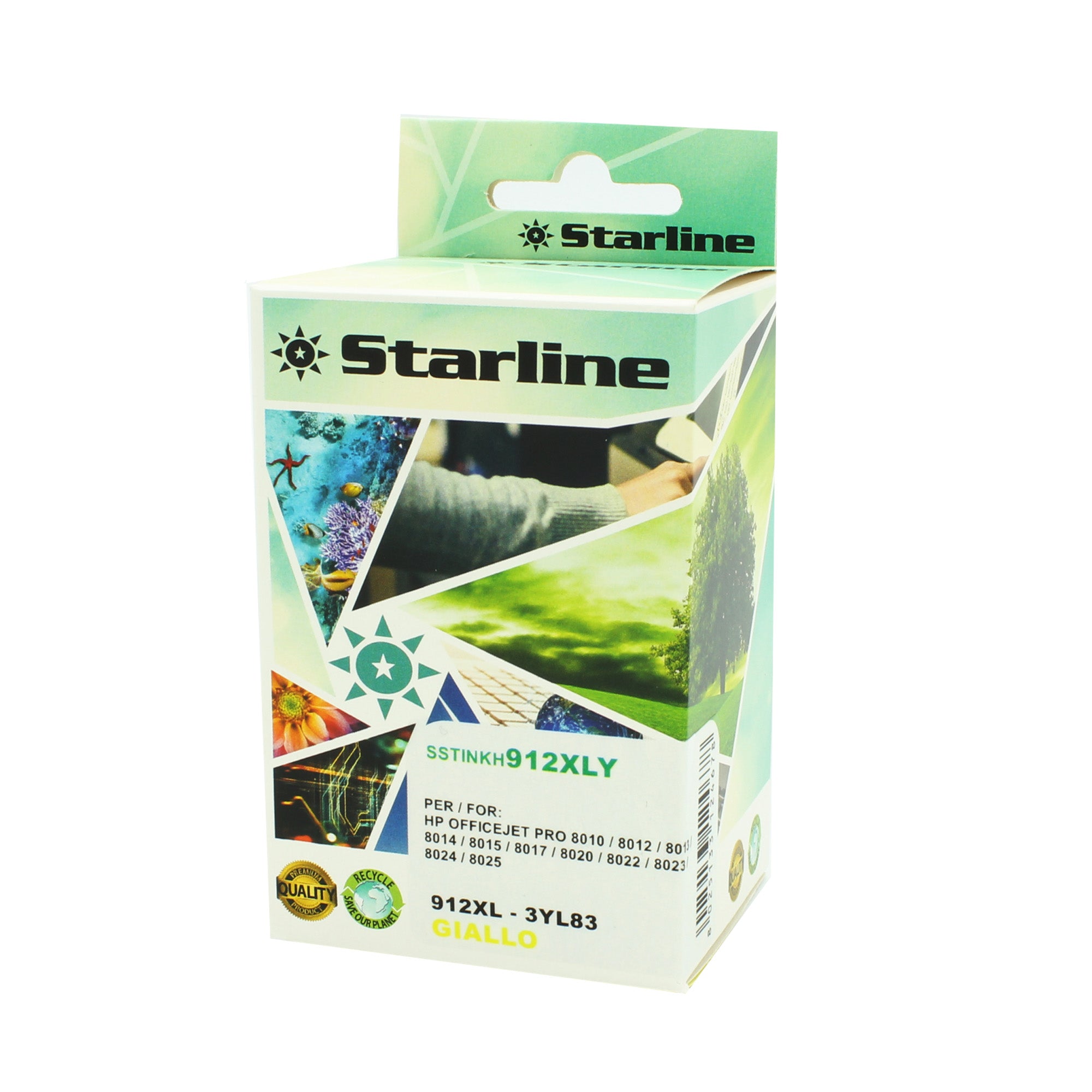 starline-cartuccia-ink-giallo-hp-912-xl