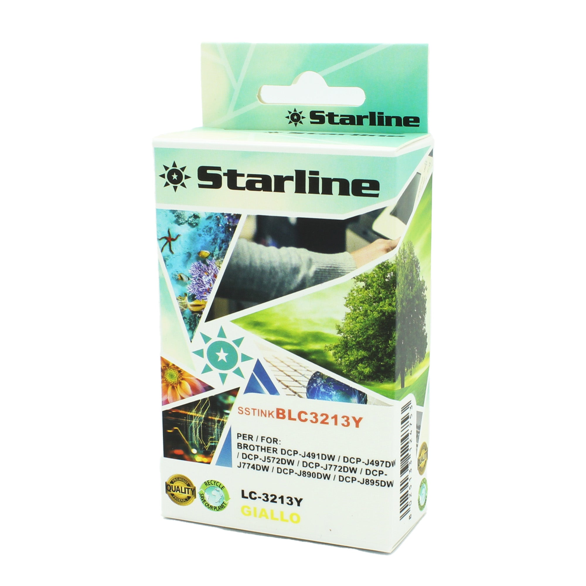 starline-cartuccia-ink-giallo-print-c-brother-lc-3213y