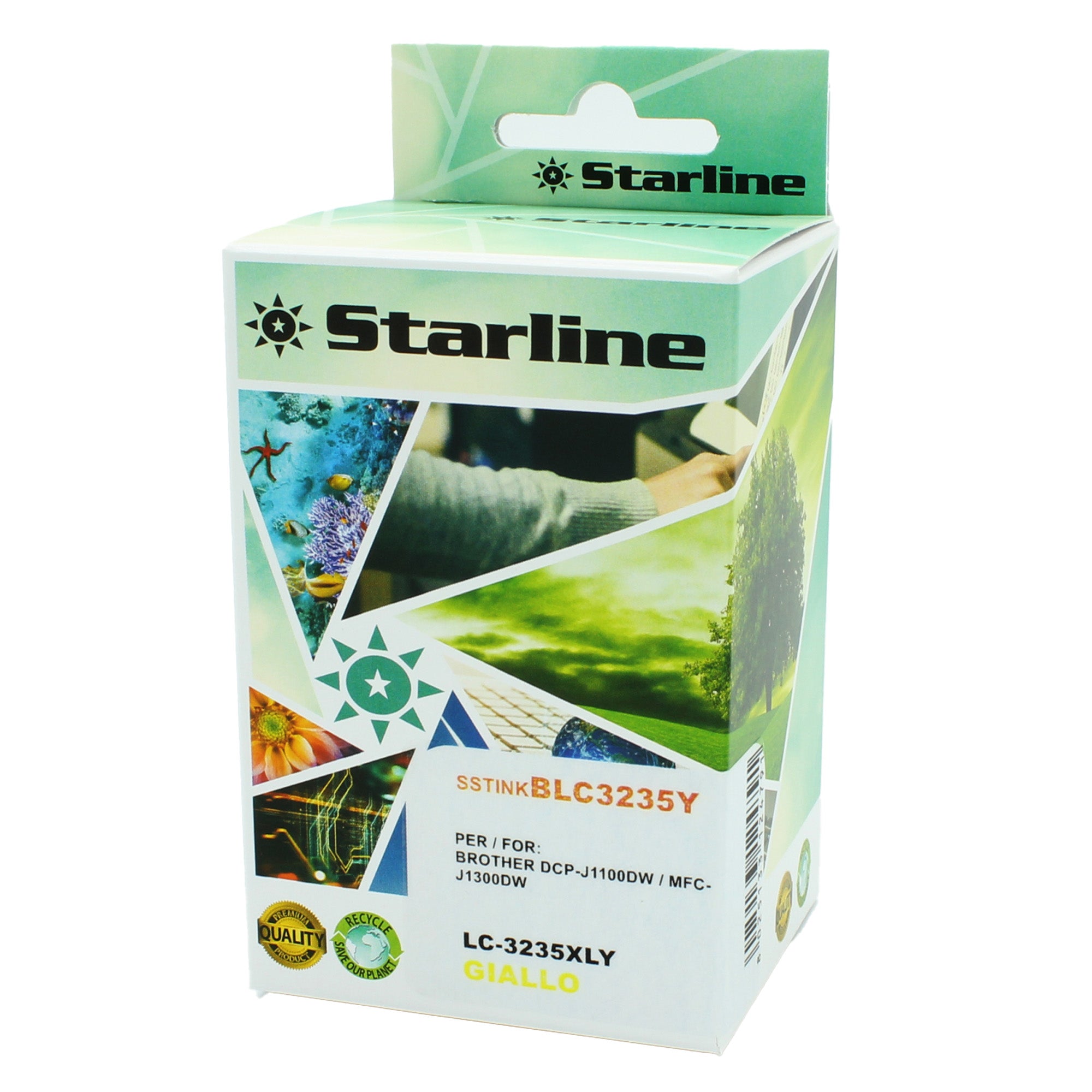 starline-cartuccia-ink-giallo-print-c-brother-lc-3235xly