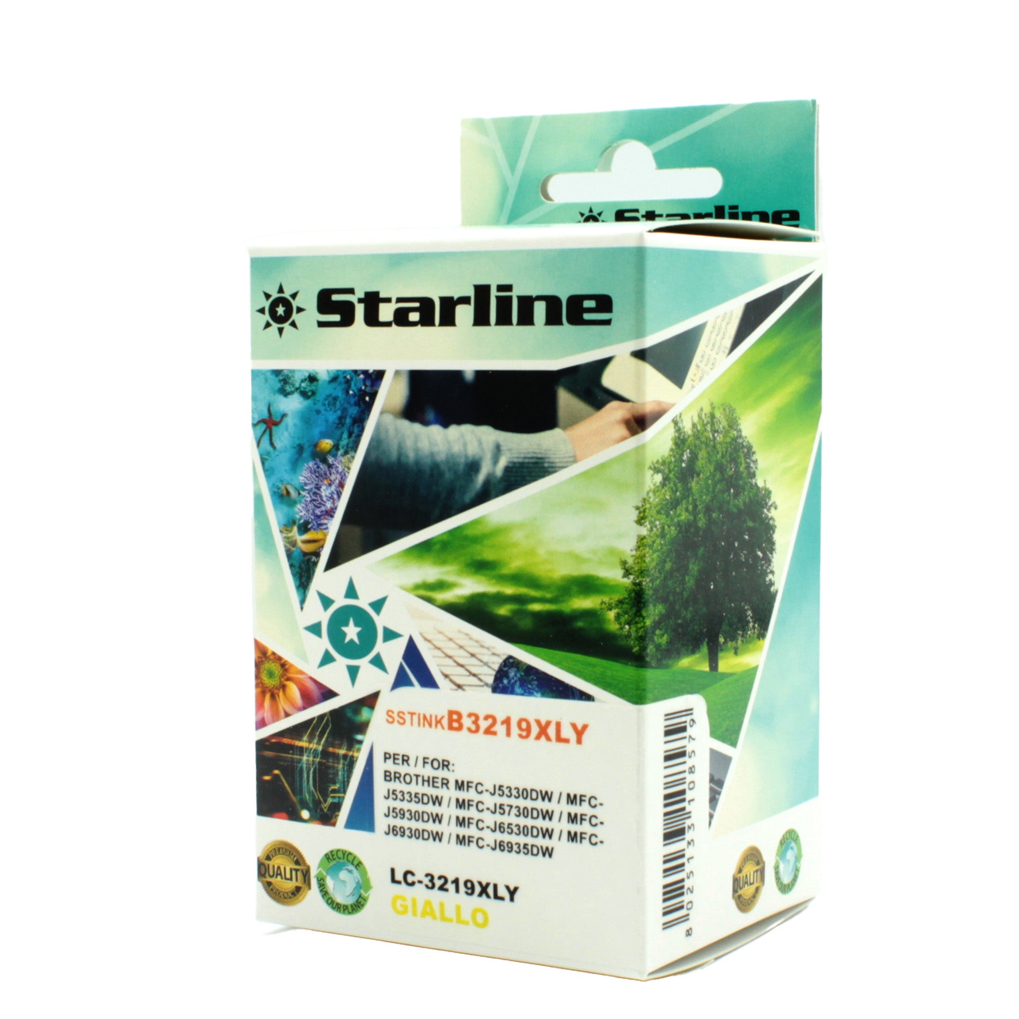 starline-cartuccia-ink-giallo-print-c-brother-lc3219xly