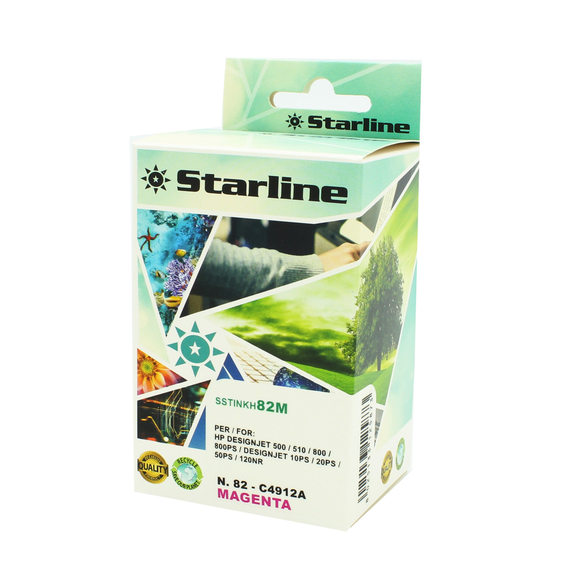 starline-cartuccia-ink-hp-n-82-magenta-69ml