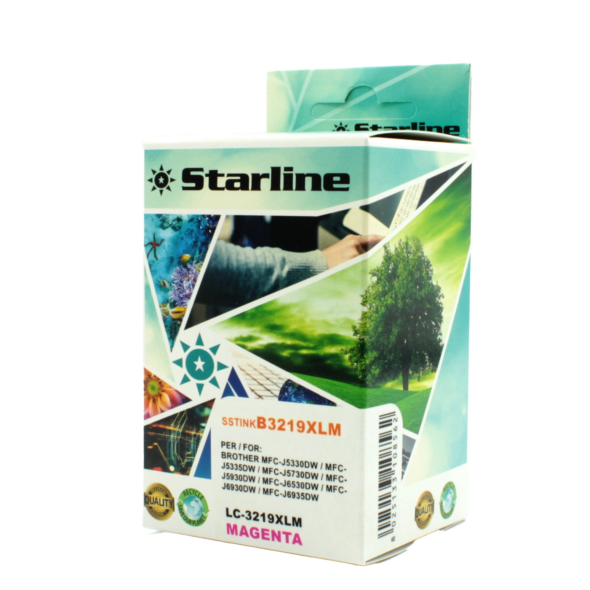 starline-cartuccia-ink-magenta-print-c-brother-lc3219xlm