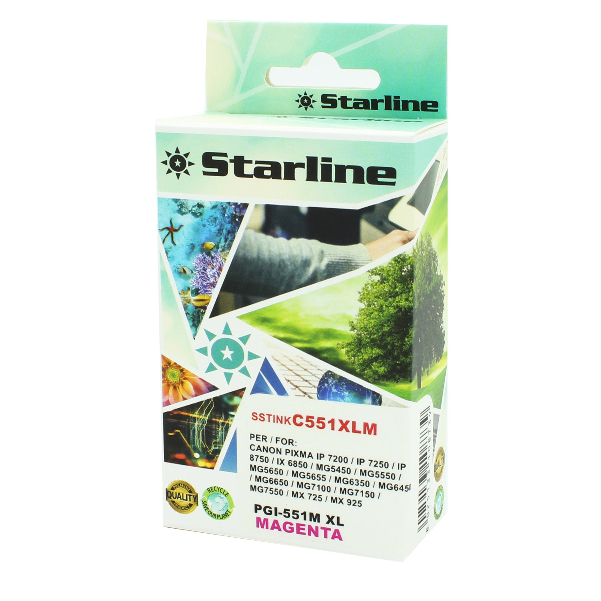 starline-cartuccia-ink-magenta-print-c-canon-cli-551xl