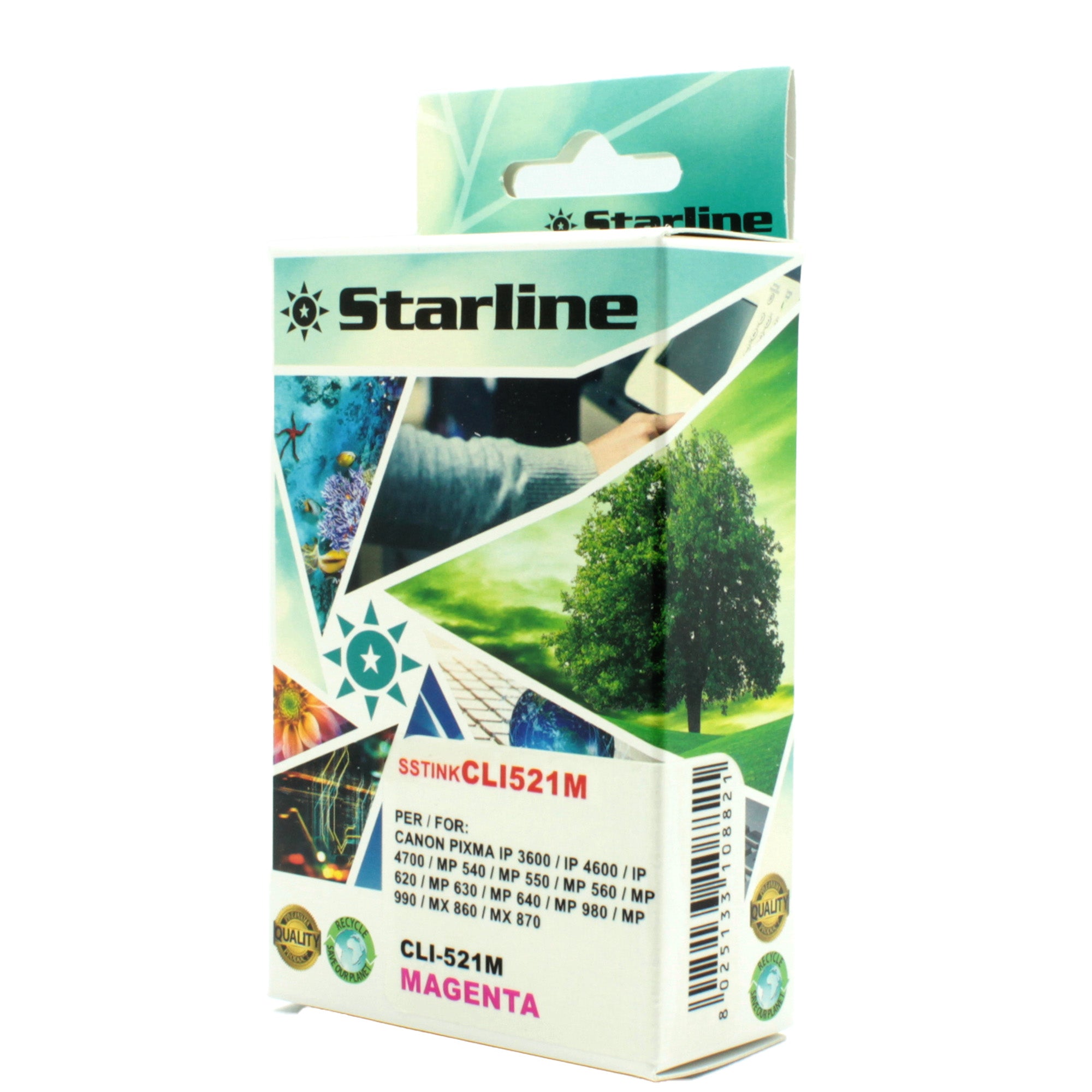 starline-cartuccia-ink-magenta-print-c-canon-cli521m