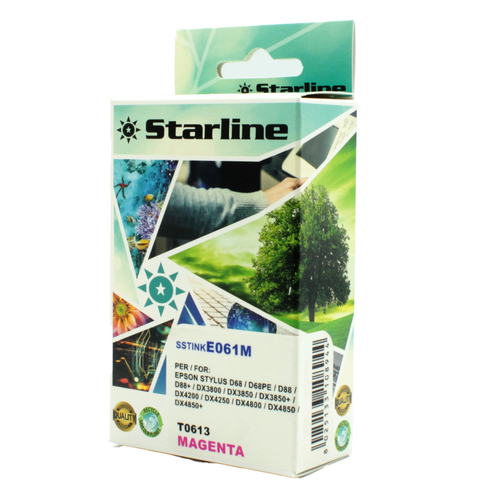 starline-cartuccia-ink-magenta-print-c-epson-t0613
