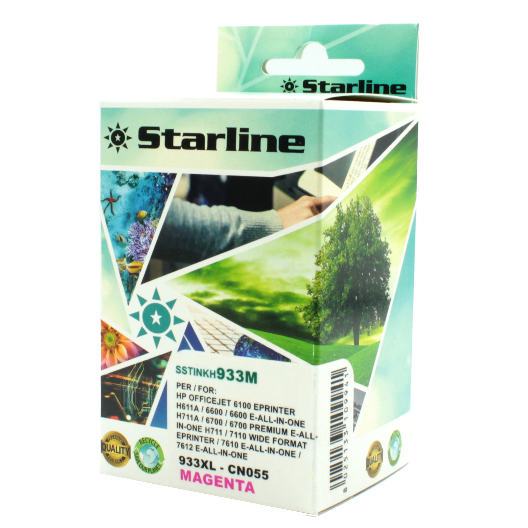 starline-cartuccia-ink-magenta-print-c-hp-933m-chip