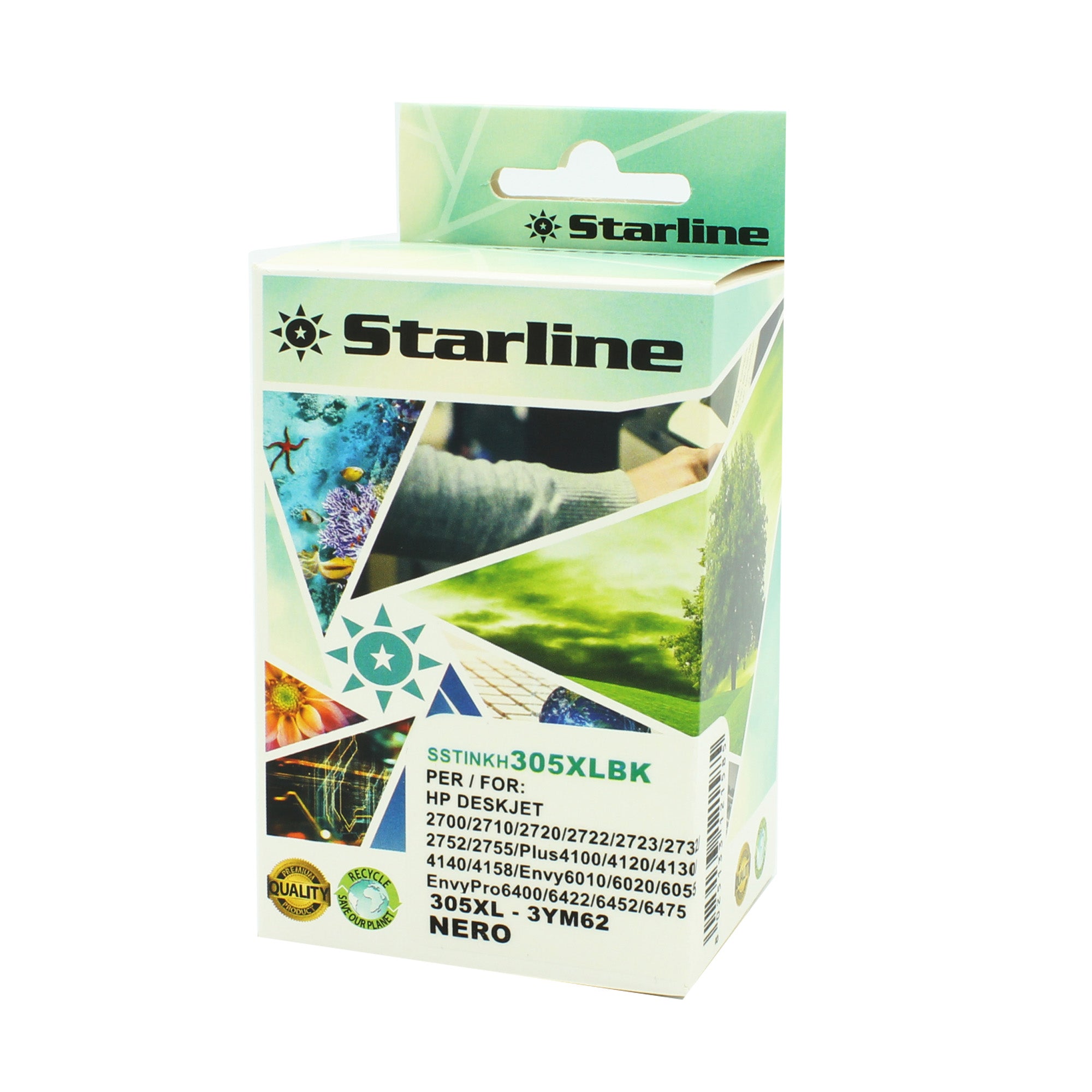 starline-cartuccia-ink-nera-print-c-hp-305xl