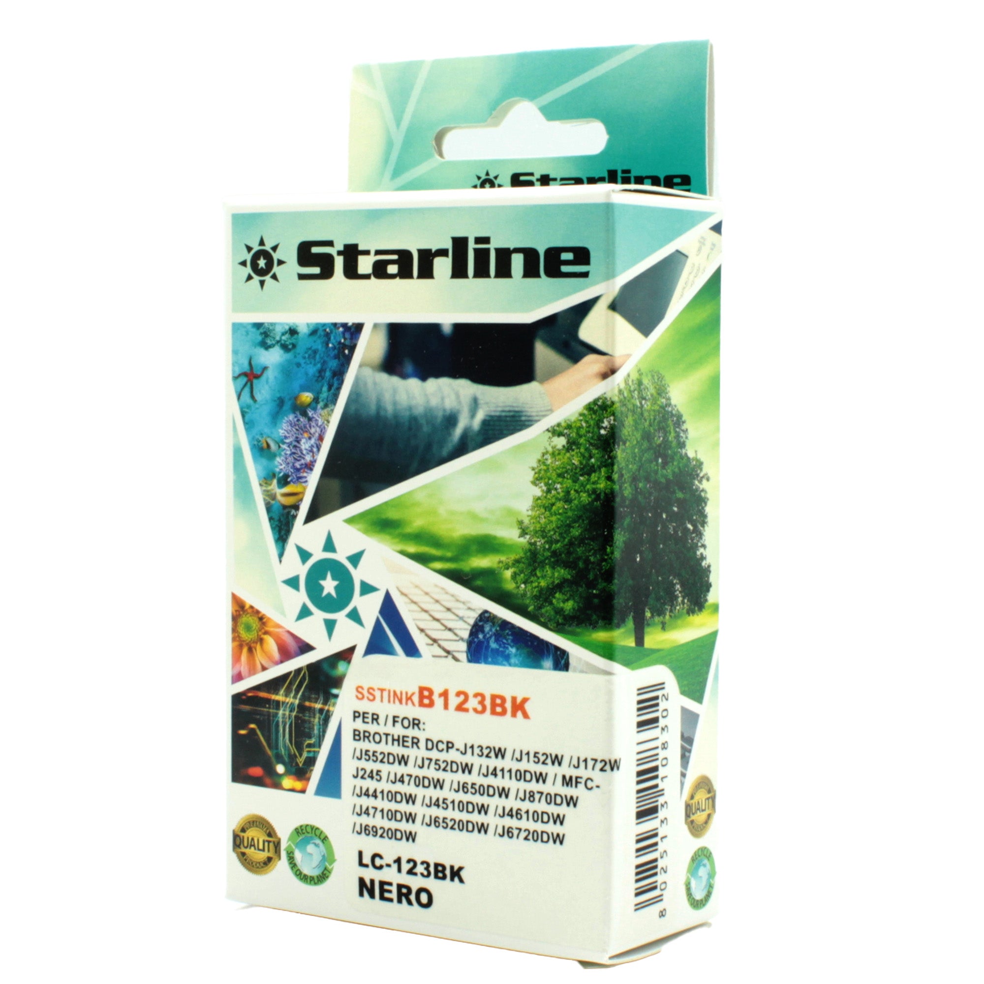starline-cartuccia-ink-nero-print-c-brother-lc-123bk
