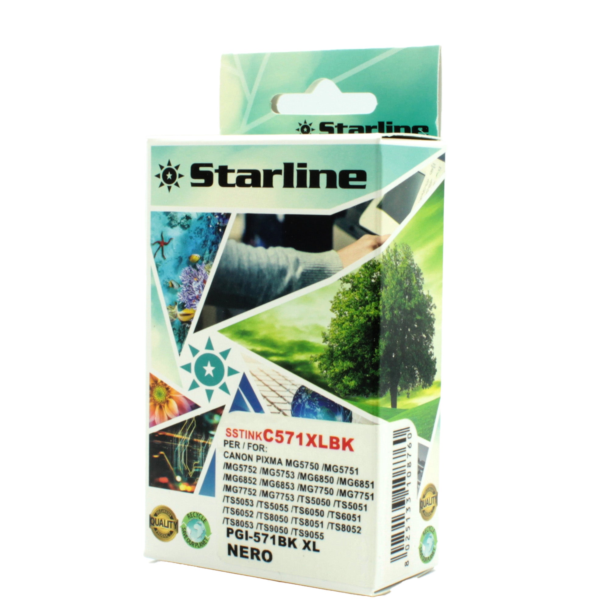 starline-cartuccia-ink-nero-print-c-canon-cli-571bk