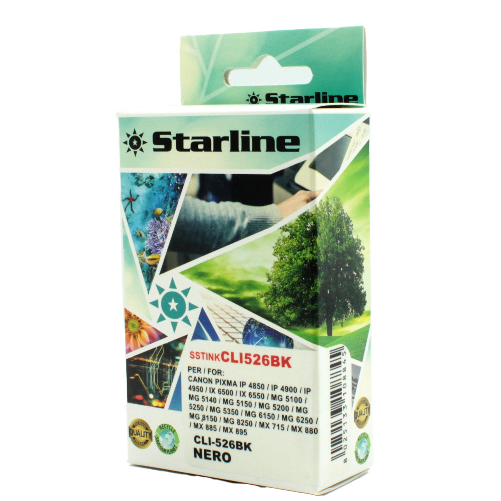 starline-cartuccia-ink-nero-print-c-canon-cli526bk
