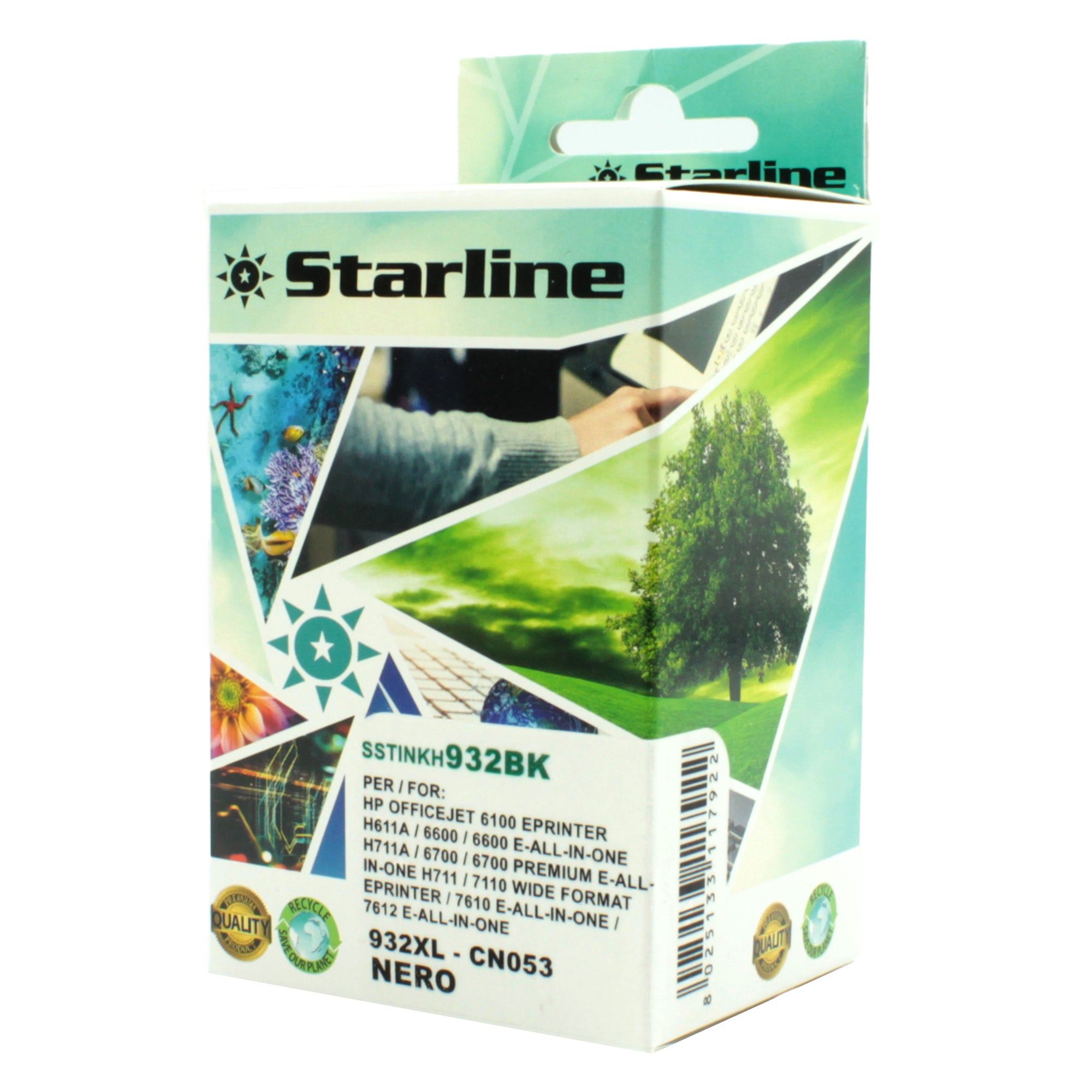 starline-cartuccia-ink-nero-print-c-hp-932bk-chip