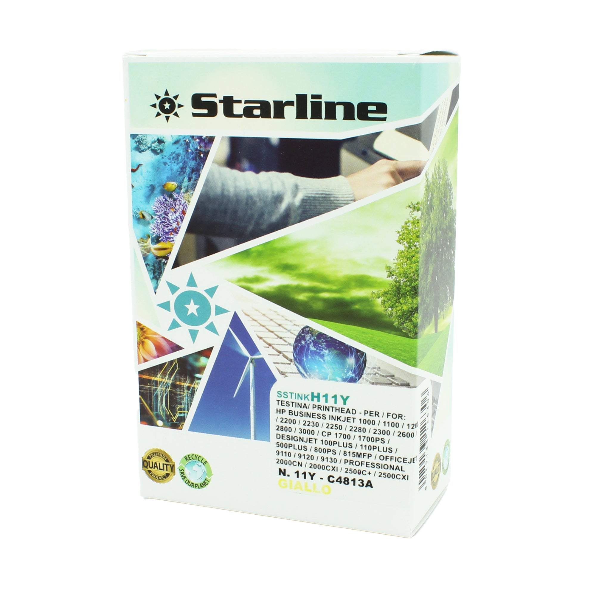 starline-testina-ink-compatibile-giallo-hp-n-11