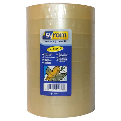 syrom-nastro-adesivo-noisy-formato-19-mm-x-66-m-ppl-trasparente-torre-8-rotoli-5931