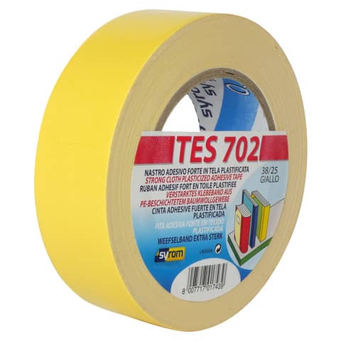 syrom-nastro-adesivo-tela-tes-702-formato-38-mm-x-25-m-materiale-tela-plastificata-giallo-1743