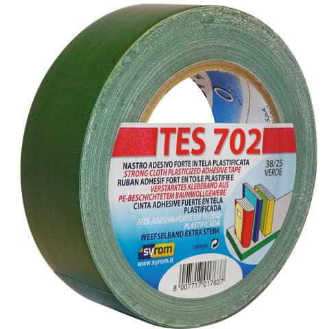 syrom-nastro-adesivo-tela-tes-702-formato-38mm-x-25-m-materiale-tela-plastificata-verde-1763