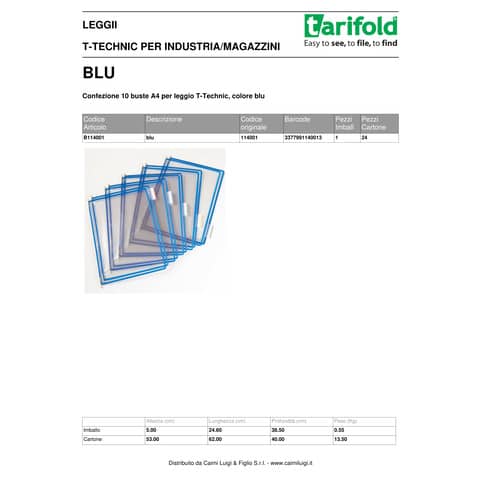 tarifold-buste-leggio-tarifold-t-technic-a4-blu-pvc-bordo-rinforzato-conf-10-pezzi-b114001