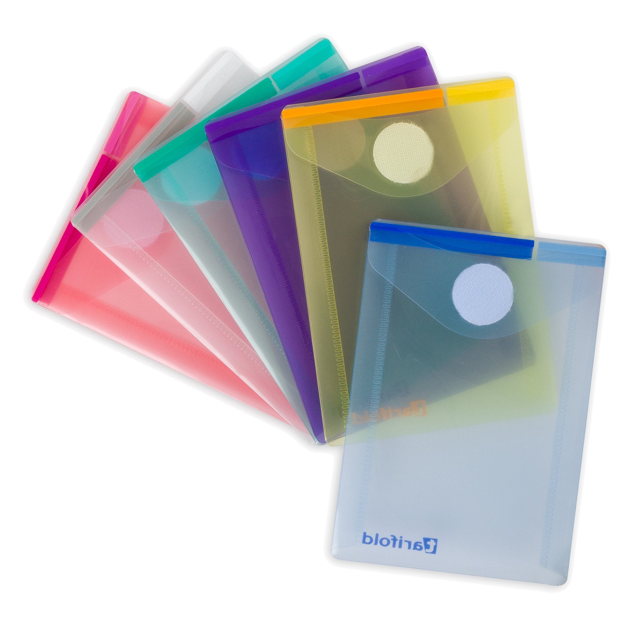 tarifold-set-6-buste-pp-velcro-f-to-verticali-8x11-5cm-colori-assortiti