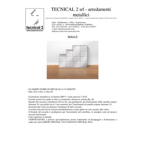 tecnical-2-classificatore-eco-3-cassetti-65-2x49-5x104-cm-grigio-eco-3