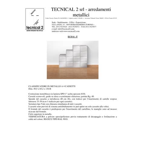 tecnical-2-classificatore-eco-4-cassetti-65-2x49-5x136-cm-bianco-eco-4