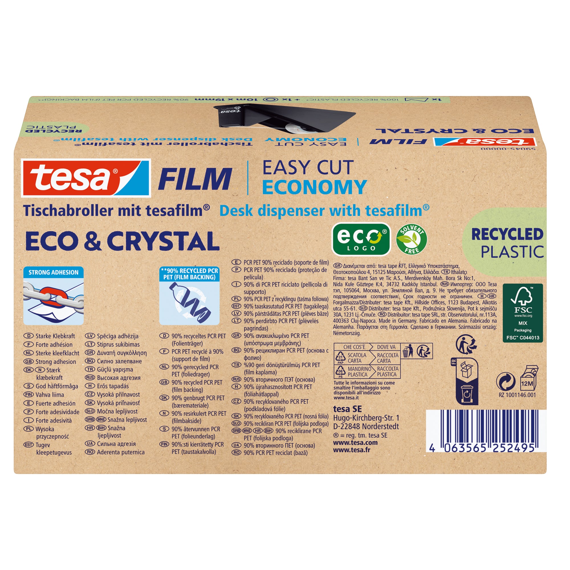 tesa-dispenser-easy-cut-crystal-recycled-1rt19mm-x-10m-film