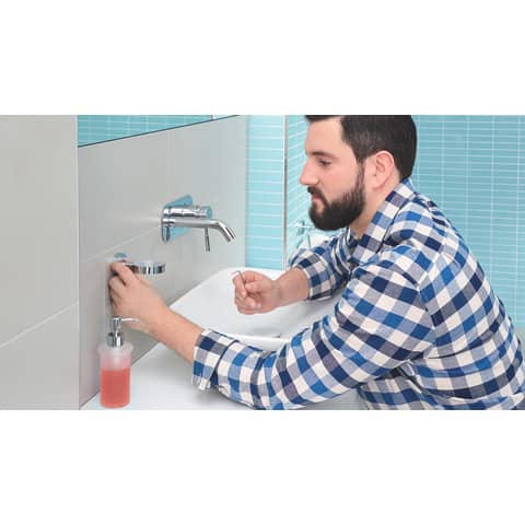 tesa-dispenser-sapone-liquido-smooz-rimovibile-riutilizzabile-40323-00000-00