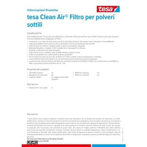 tesa-filtri-stampanti-fax-clean-air-polveri-sottili-m-14x7-cm-50379-00000-01