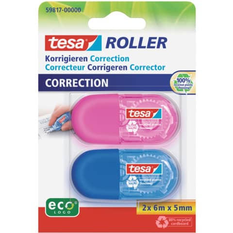 tesa-mini-correttore-nastro-eco-blister-2-pezzi-5-mm-x-6-m-59817-00000-00