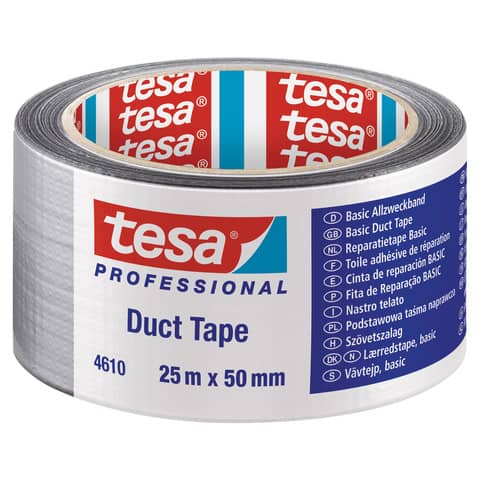 tesa-nastri-adesivi-tela-basic-duct-tape-mu84-grigio-50-mm-x-25-m-04610-00001-00