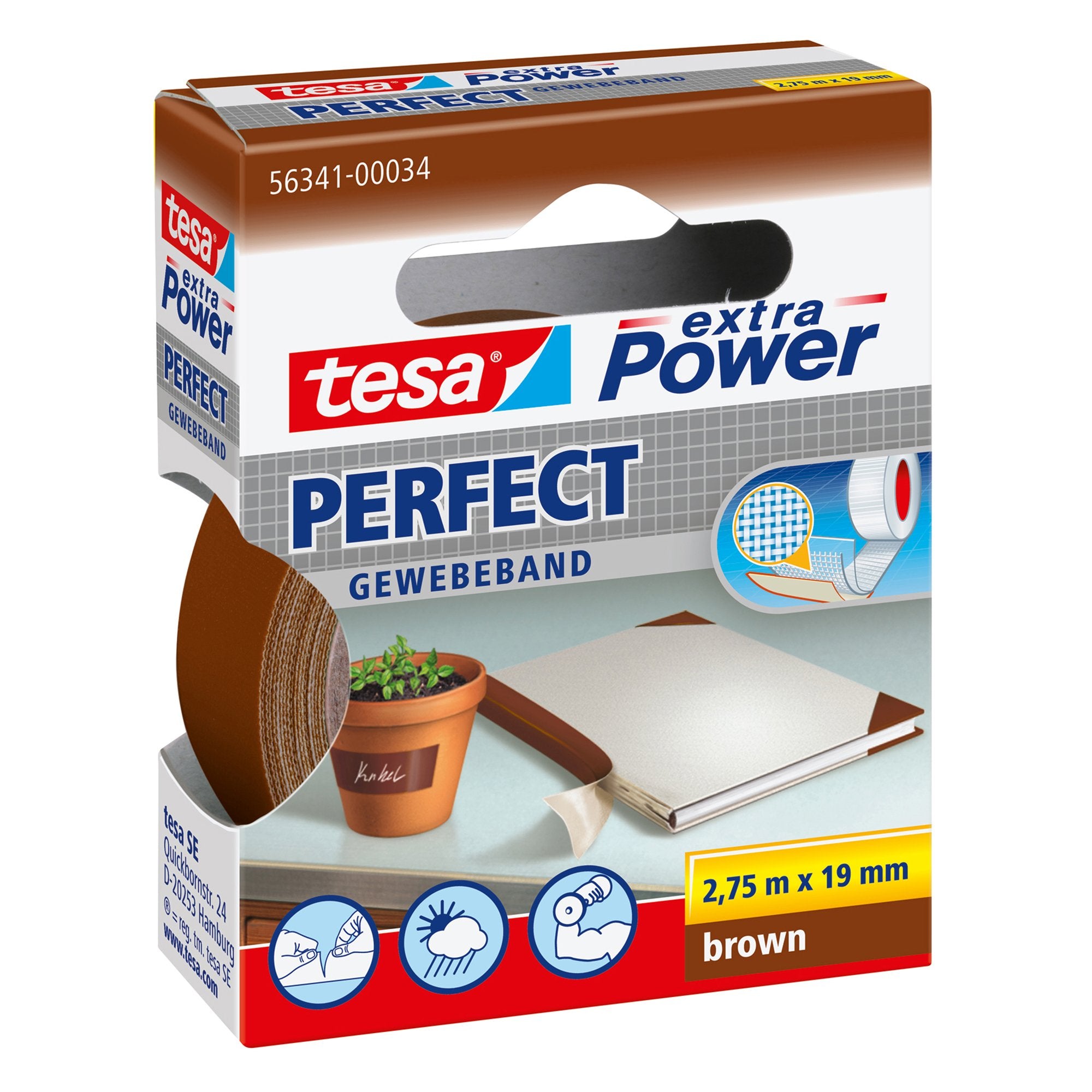 tesa-nastro-adesivo-telato-19mmx2-7mt-marrone-56341-xp-perfect