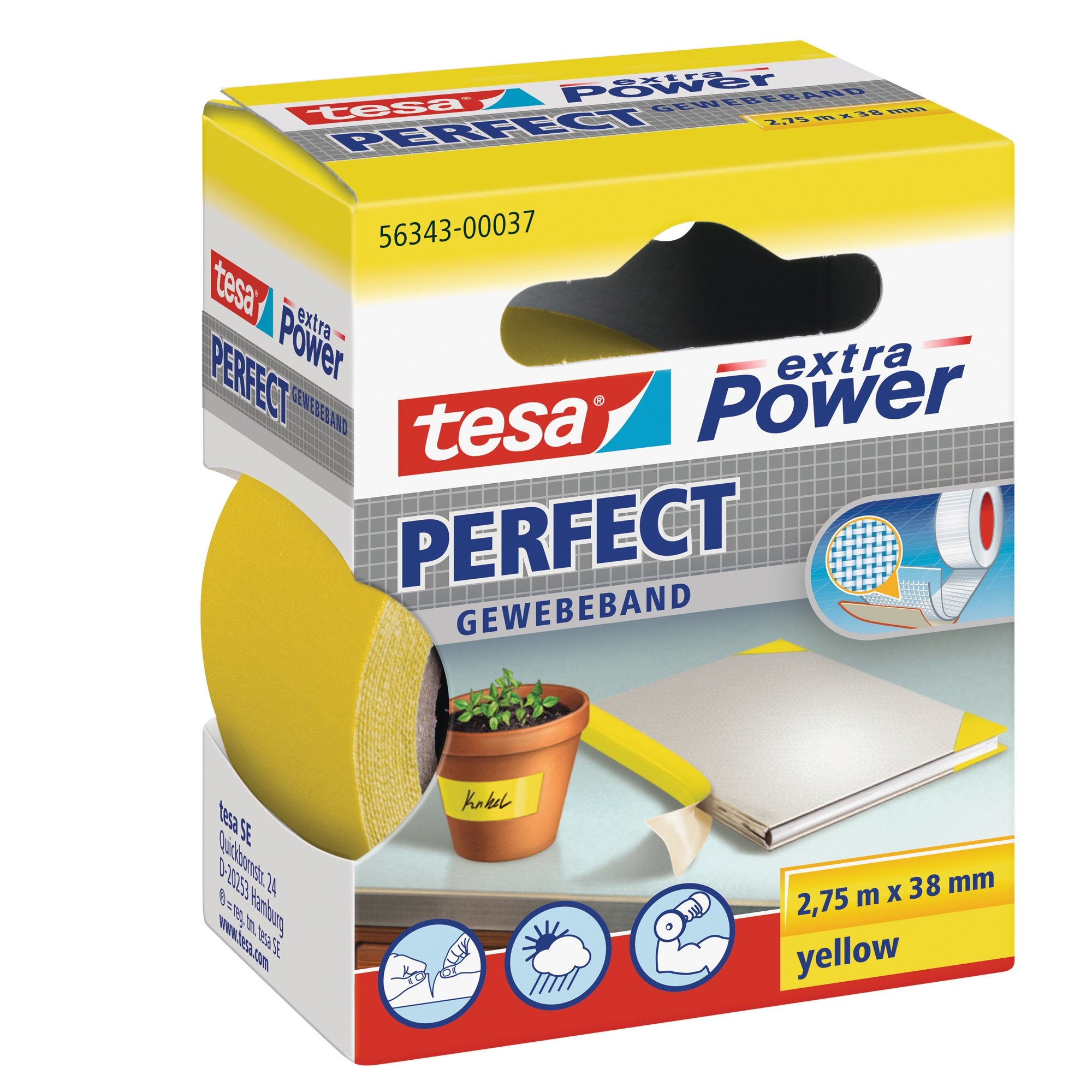 tesa-nastro-adesivo-telato-38mmx2-7mt-giallo-56343-xp-perfect