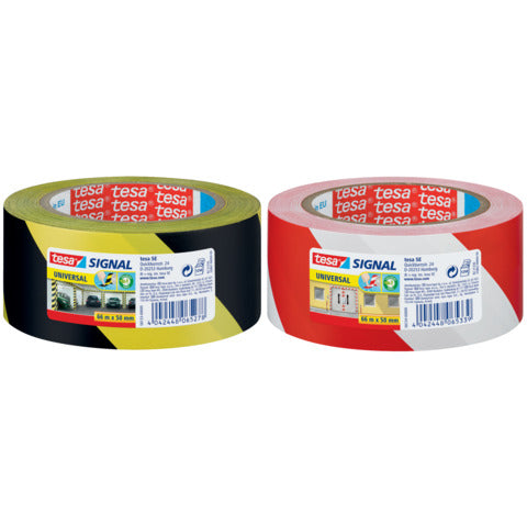 tesa-nastro-segnaletico-signal-universale-opp-adesivo-acrilico-50mm-x-66m-giallo-nero-58133-00000-00