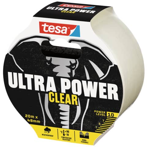 tesa-nastro-ultra-power-clear-repairing-trasparente-polietilene-48-mm-x-20-m-56497-00000-00