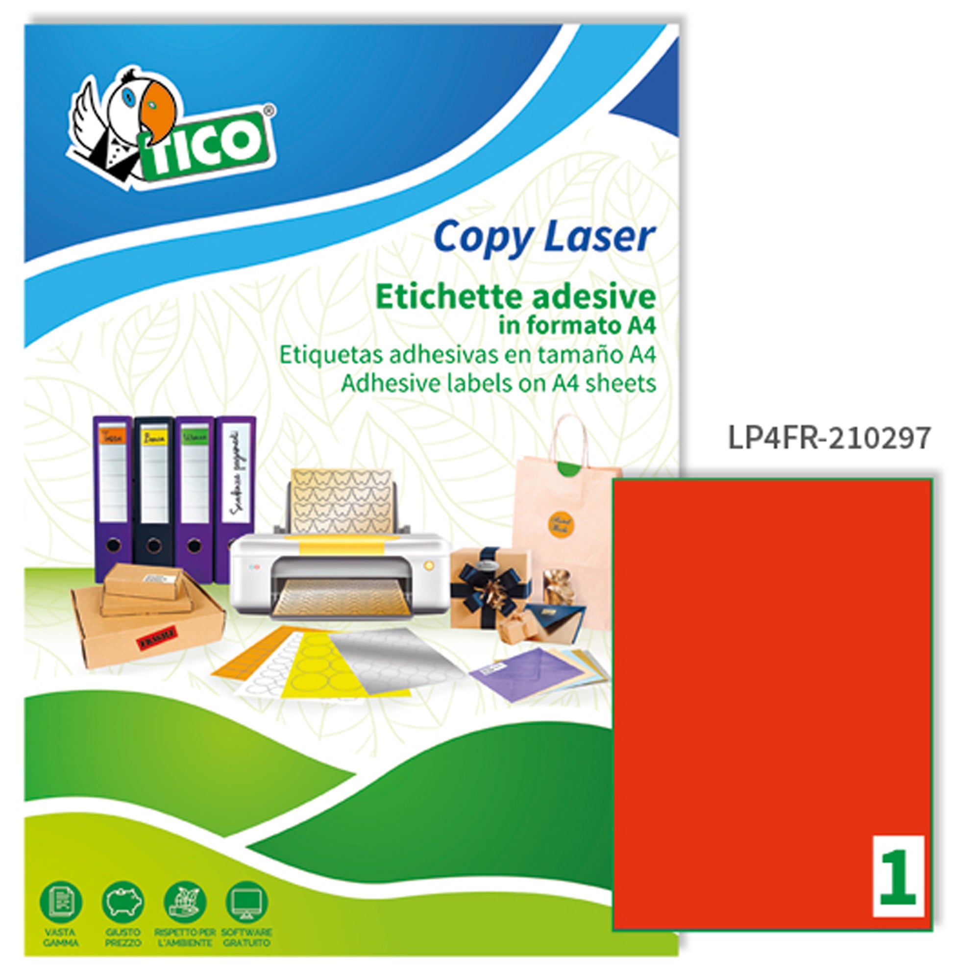 tico-etichetta-adesiva-lp4f-rosso-fluo-70fg-a4-210x297mm-1et-fg
