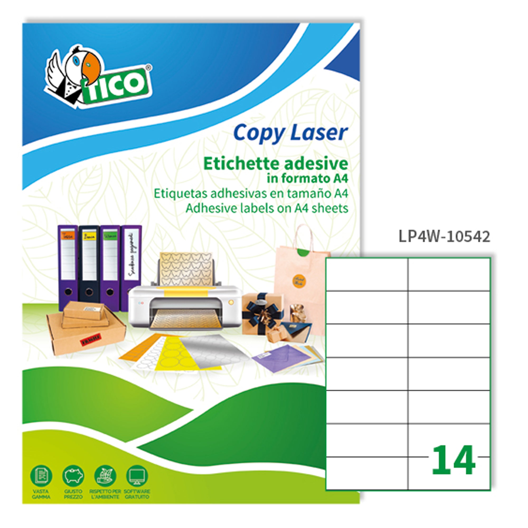 tico-etichetta-adesiva-lp4w-bianca-100fg-a4-105x42-3mm-14et-fg-laser