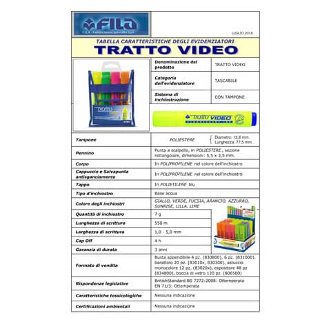 tratto-evidenziatori-video-1-5-mm-assortiti-conf-6-f83100000