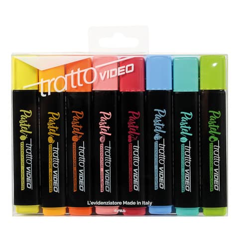 tratto-evidenziatori-video-pastel-1-5-mm-busta-appendibile-8-colori-pastello-assortiti-f838000