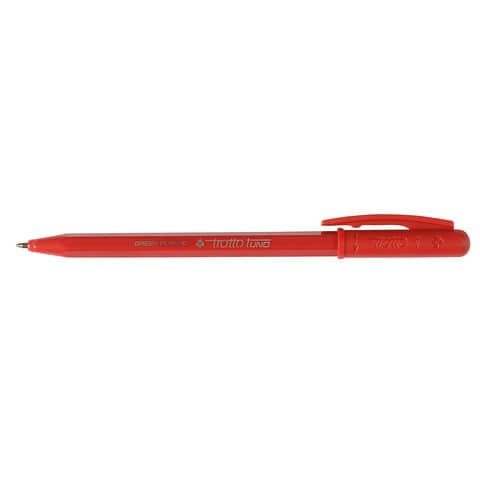 tratto-penne-sfera-1uno-green-plastic-punta-1-mm-0-5-mm-rosso-conf-50-pezzi-f838302