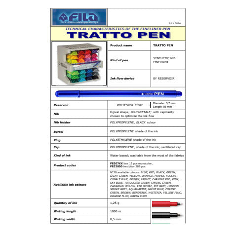 tratto-pochette-pen-pop-conf-12-penne-punta-sintetica-rosso-blu-f813800