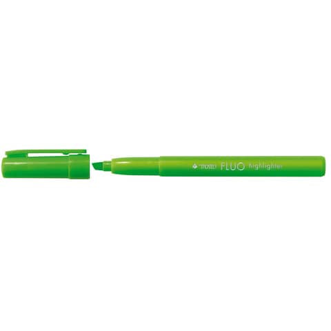 tratto-scatola-12-evidenziatori-highlighter-verde-fluo