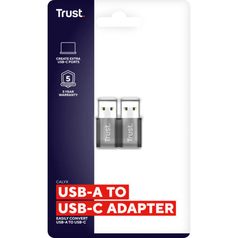 trust-adattatore-calyx-usb-a-usb-c-conf-2-pz-grigio-25573