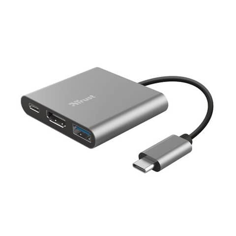 trust-adattatore-usb-c-dalyx-3-multiporta-3-in-1-hdmi-usb-a-usb-c-alluminio-23772