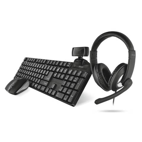 trust-set-4-in-1-home-office-qoby-nero-tastiera-wireless-mouse-wireless-webcam-hd-cuffie-over-ear-24041