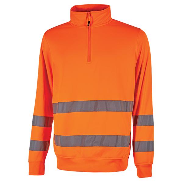 u-power-felpa-alta-visibilita-felis-mezza-zip-tg-xl-arancio-fluo