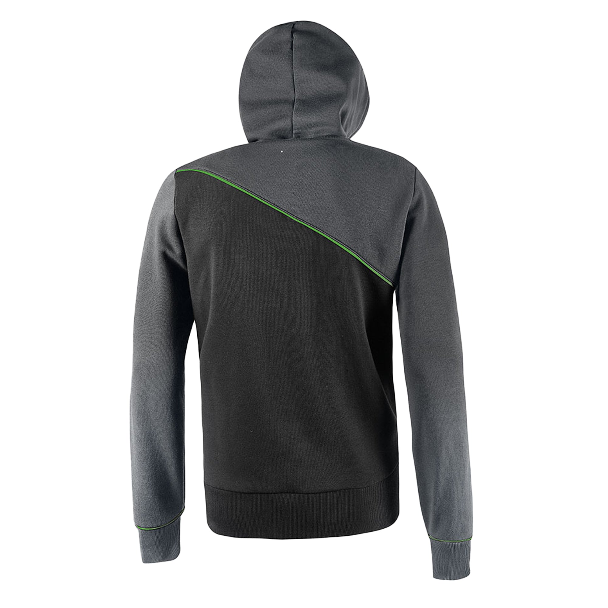 u-power-felpa-cappuccio-jupiter-taglia-l-grigio-verde