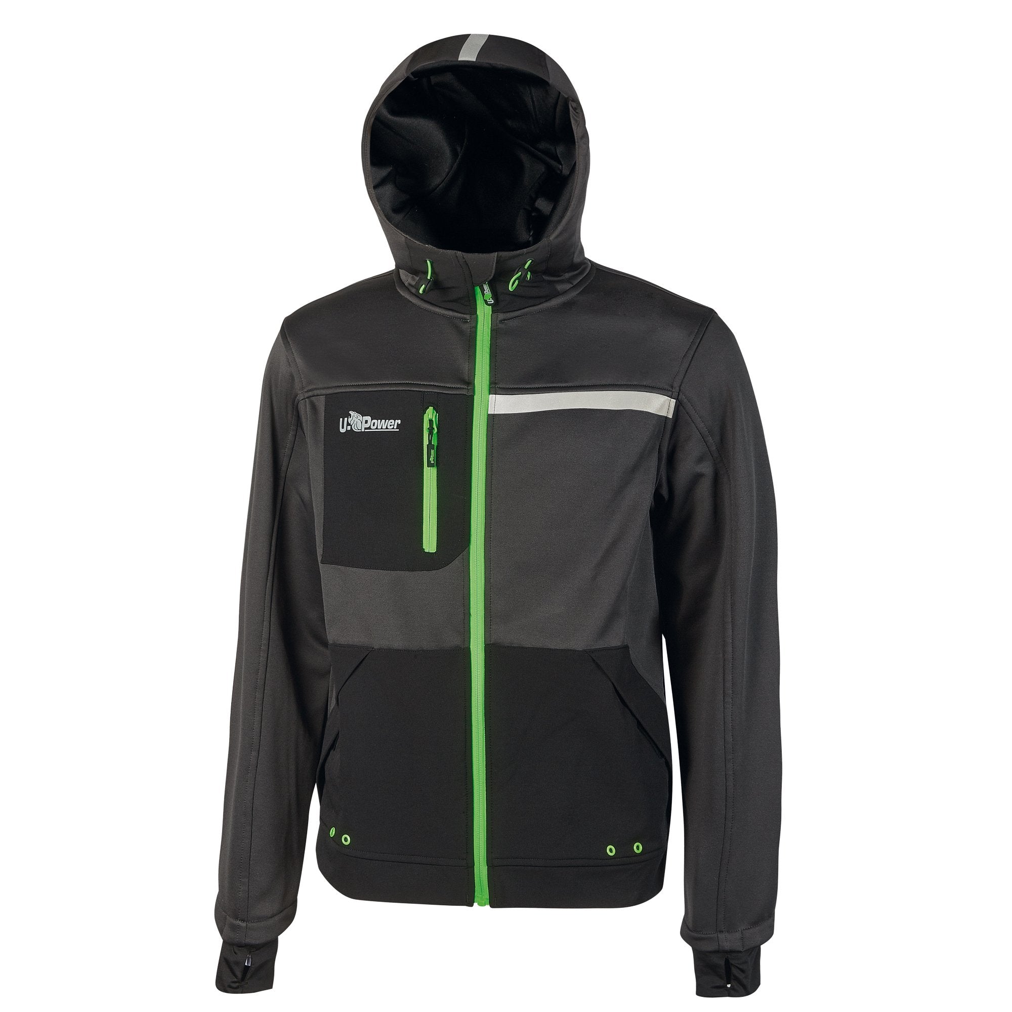 u-power-felpa-galaxy-taglia-xl-nero-verde