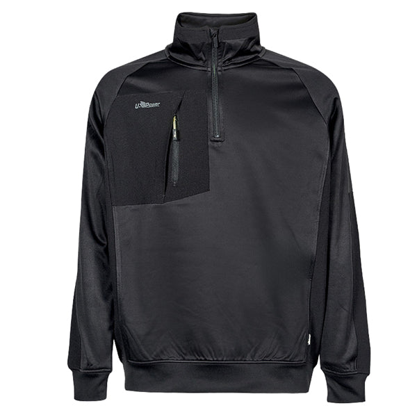 u-power-felpa-mezza-zip-leeds-tg-xl-nero
