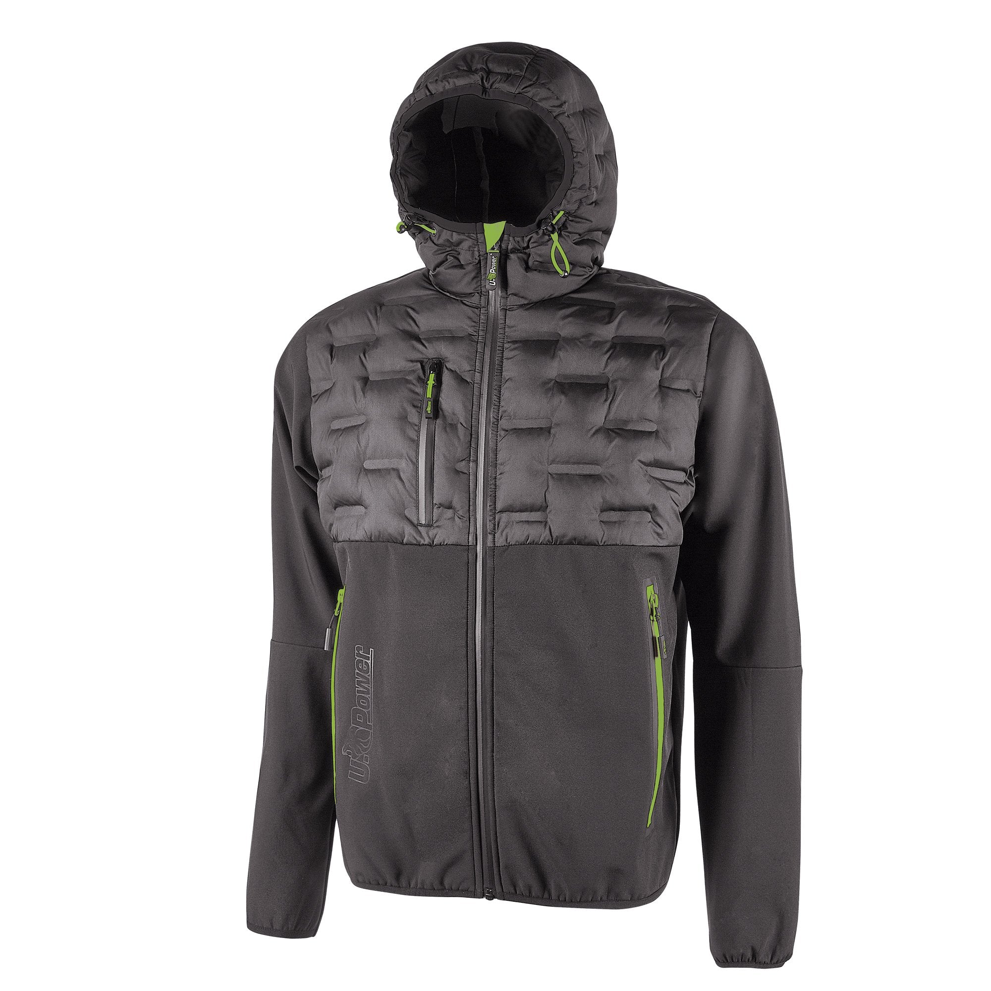 u-power-giacca-ibrida-idrorepellente-spock-taglia-m-grigio-verde