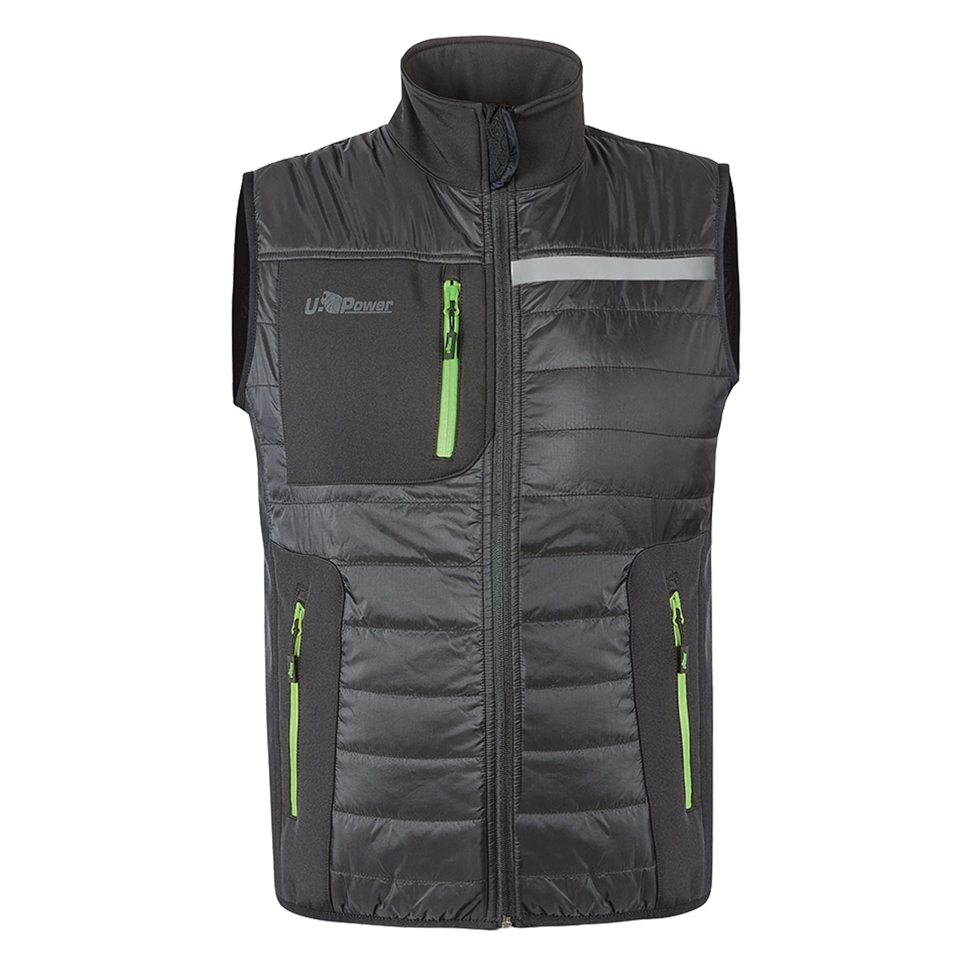 u-power-gilet-wall-taglia-l-grigio-verde