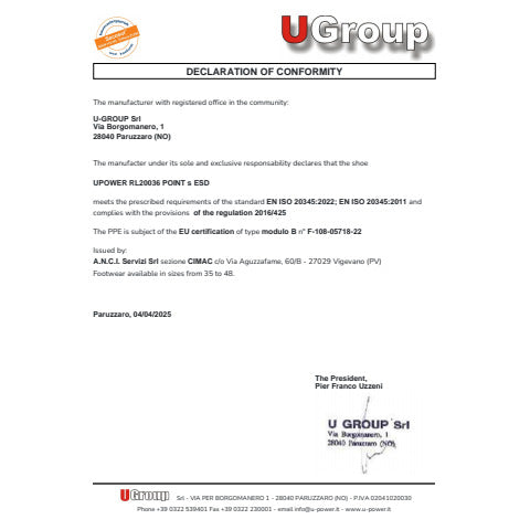 u-power-scarpe-antinfortunistiche-basse-point-s1p-nylon-grigio-verde-n-41-rl20036-point-s1p-41